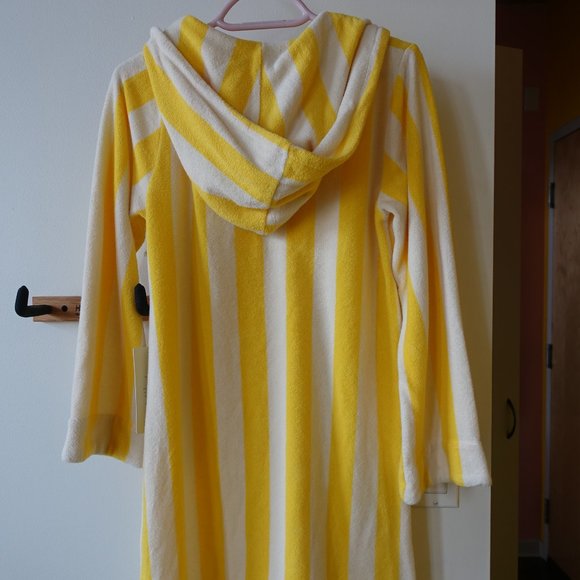 Hooded Cabana Dress beach vacay vacation cover-up resort terry cloth XS 0 - Picture 3 of 11